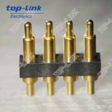 4 Pin Vertikal Typ Durchgangsloch Pogo Pin Stecker